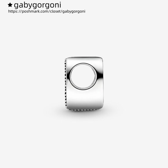 Pandora Letter P Alphabet Charm - Picture 2 of 6